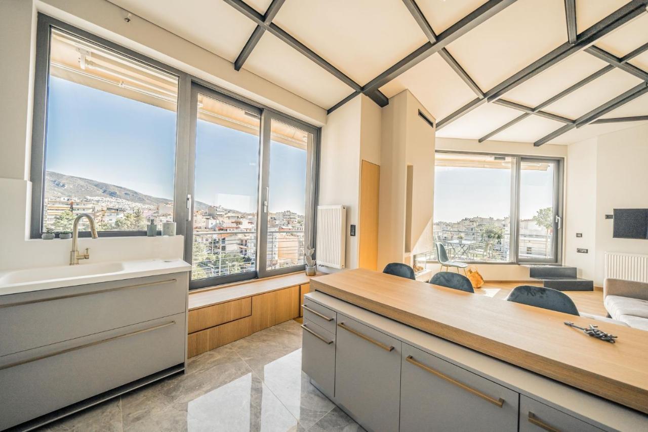 Sky Apartment Athene Buitenkant foto